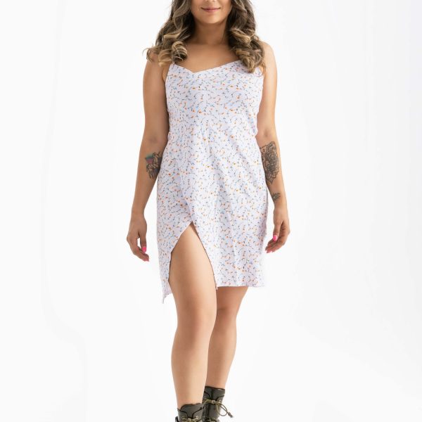 Floral Print Sleeveless Kimono Robe